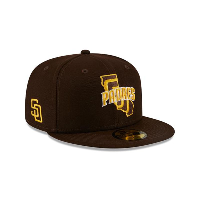 MLB San Diego Padres Local 59Fifty Fitted (THC9999) - Blue New Era Caps